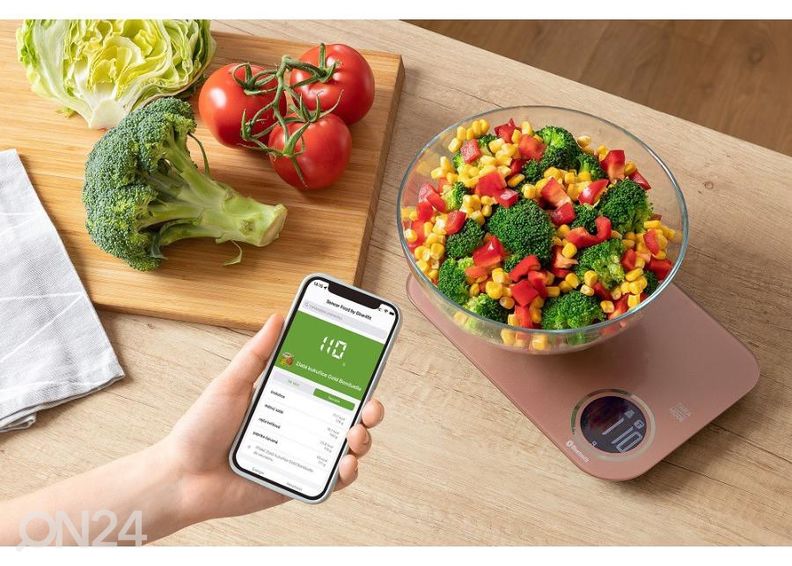Кухонные весы с подключением Bluetooth Sencor SKS7077CH увеличить