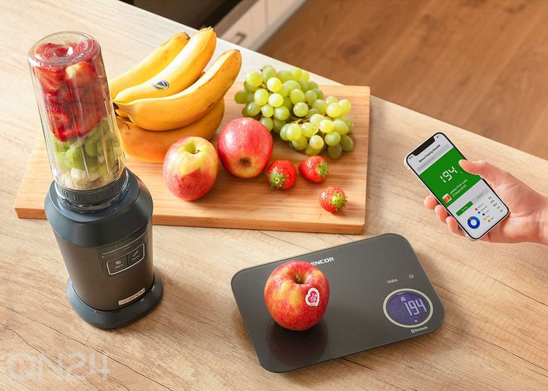 Кухонные весы Sencor с Bluetooth, SKS7178BK, чёрные увеличить