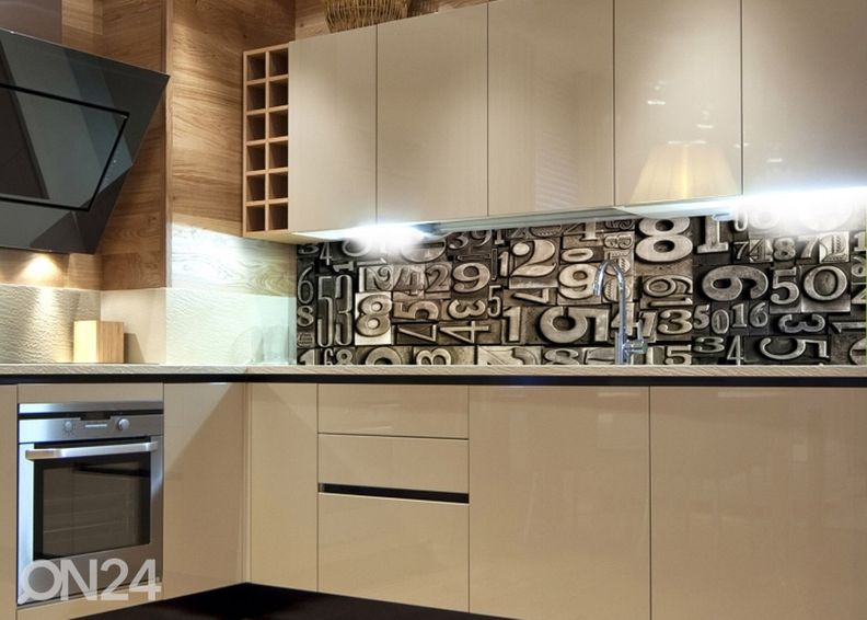 Кухонный ковер Typeset 180x60 см увеличить