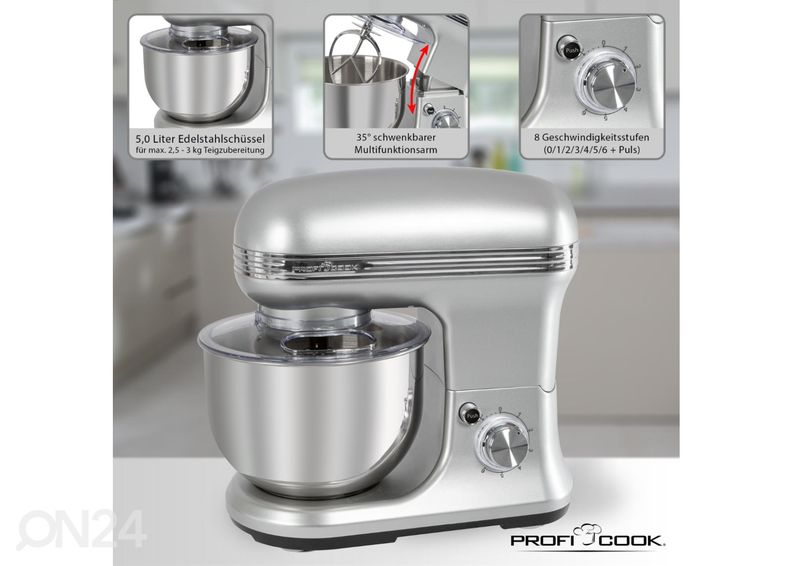 Кухонный комбайн ProfiCook PCKM1222W увеличить