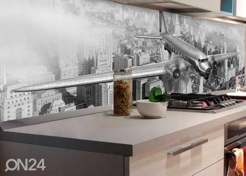 Кухонный фартук Airplane 180x60 см увеличить