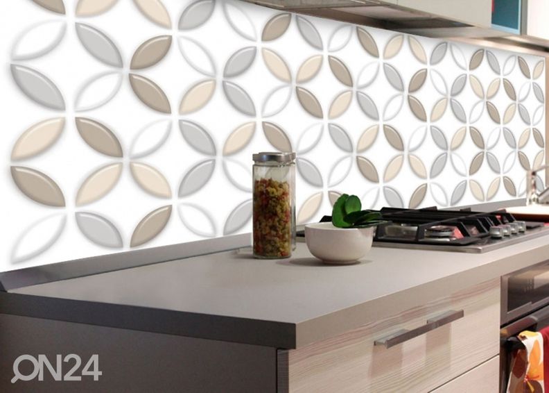 Кухонный фартук Brown Petals 180x60 см увеличить