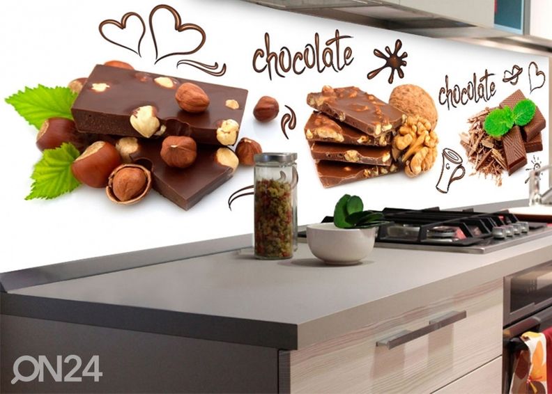 Кухонный фартук Chocolate 180x60 см увеличить