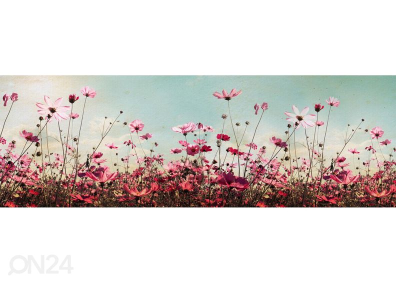 Кухонный фартук Cosmos flowers 180x60 см увеличить