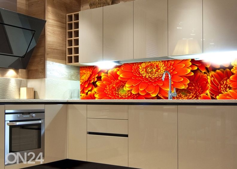 Кухонный фартук Gerbera 180х60 см увеличить