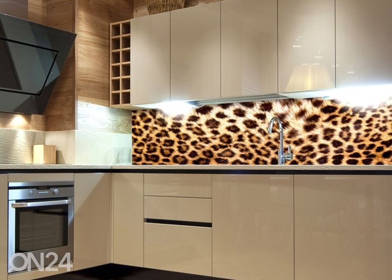 Кухонный фартук Leopard skin 180x60 см увеличить