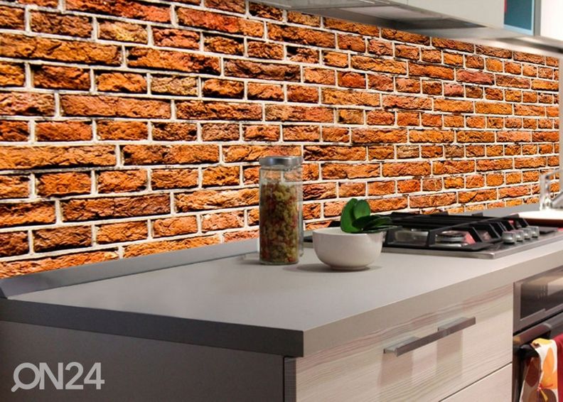 Кухонный фартук Old brick 180x60 см увеличить