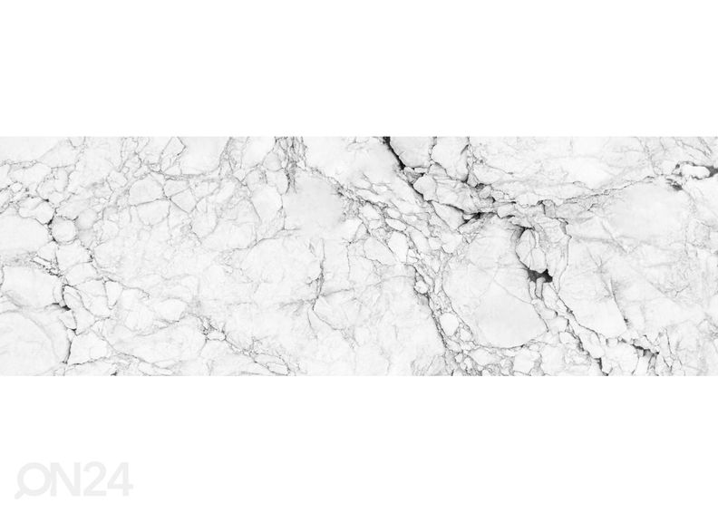 Кухонный фартук White marble stone texture 180x60 см увеличить