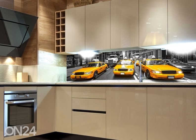 Кухонный фартук Yellow taxi 180x60 см увеличить
