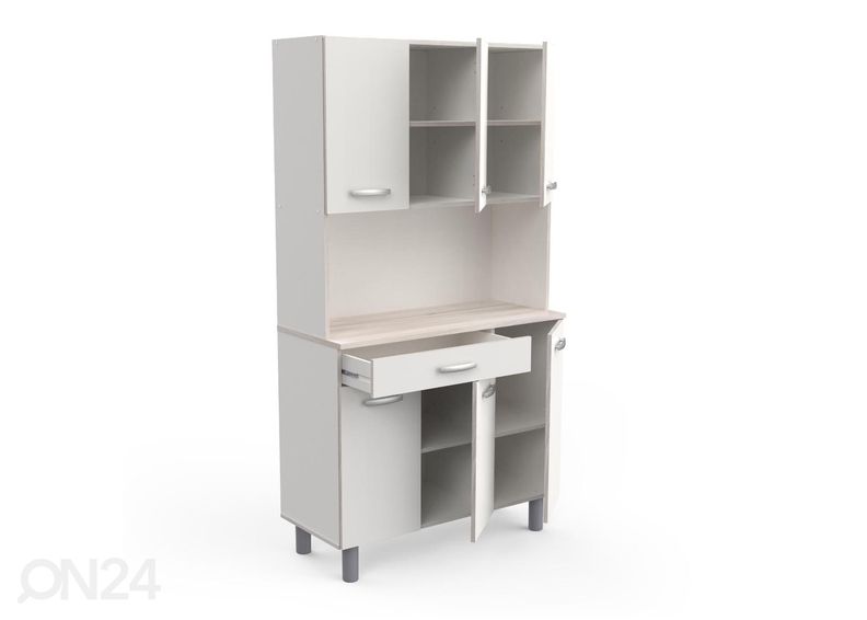 Кухонный шкаф Pasta, белый/акация увеличить