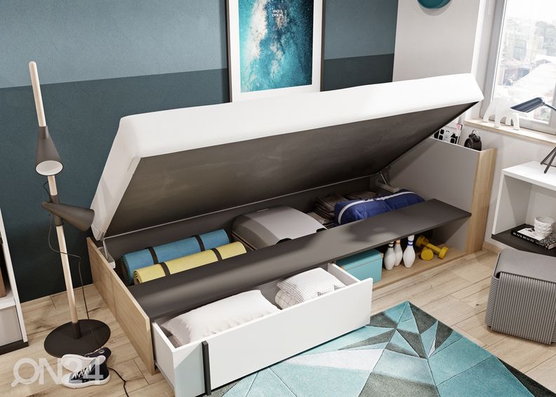 Кушетка с ящиком 90x200 cm увеличить