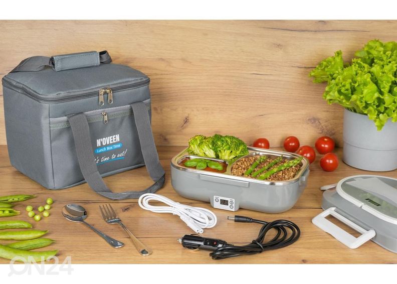 Ланчбокс N'Oveen LB640, темно-серый увеличить