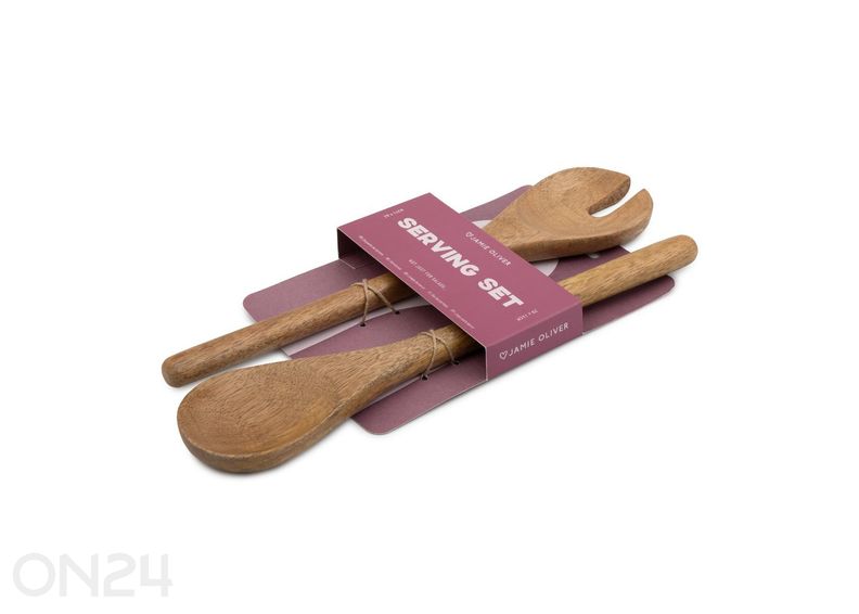 Ложки сервировочные Jamie Oliver Big Love из мангового дерева 29x14 см увеличить
