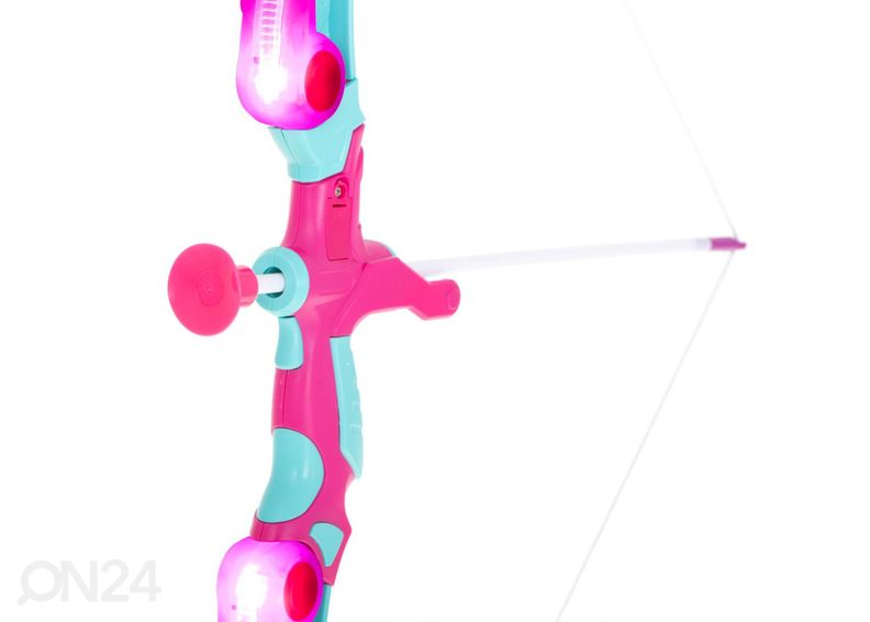 Лук со стрелами и мишенью увеличить