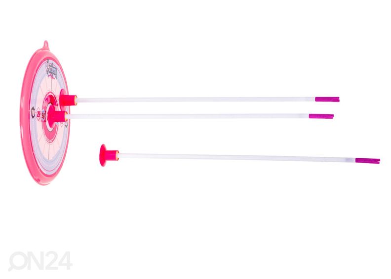 Лук со стрелами и мишенью увеличить