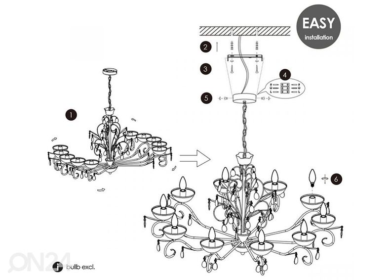 Люстра Barroco увеличить