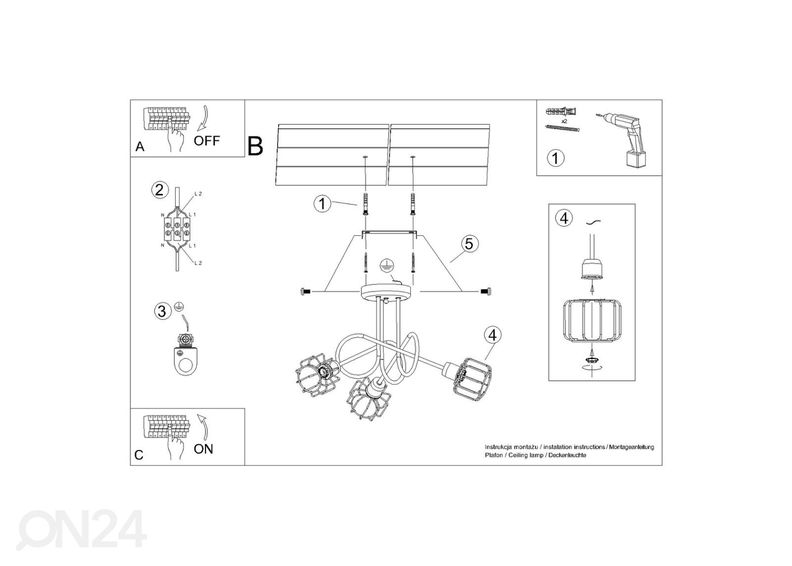 Люстра Beluci 3S, черный увеличить