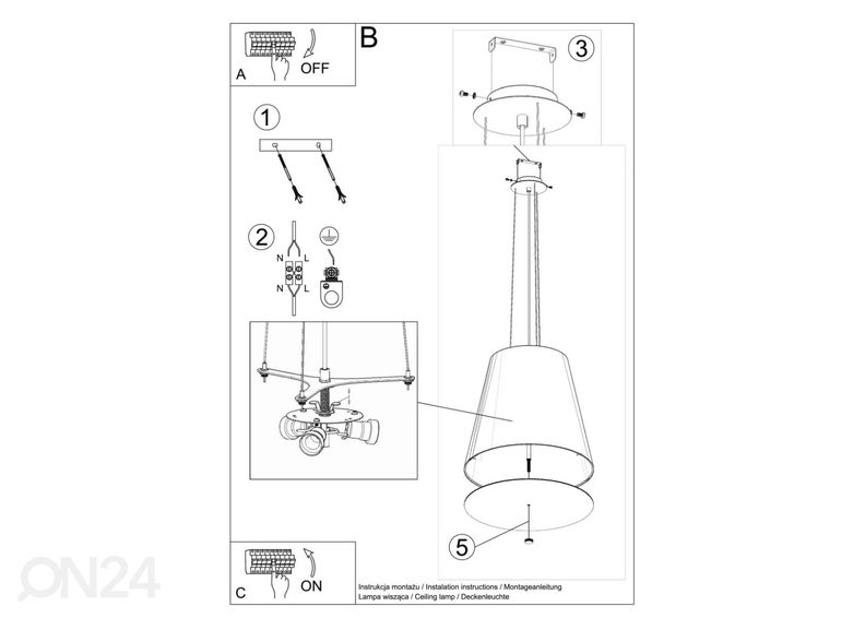 Люстра Geneve 50, черная увеличить
