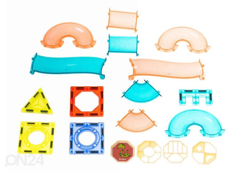 Магнитные блоки дорожка со светящимся шариком 75 шт увеличить