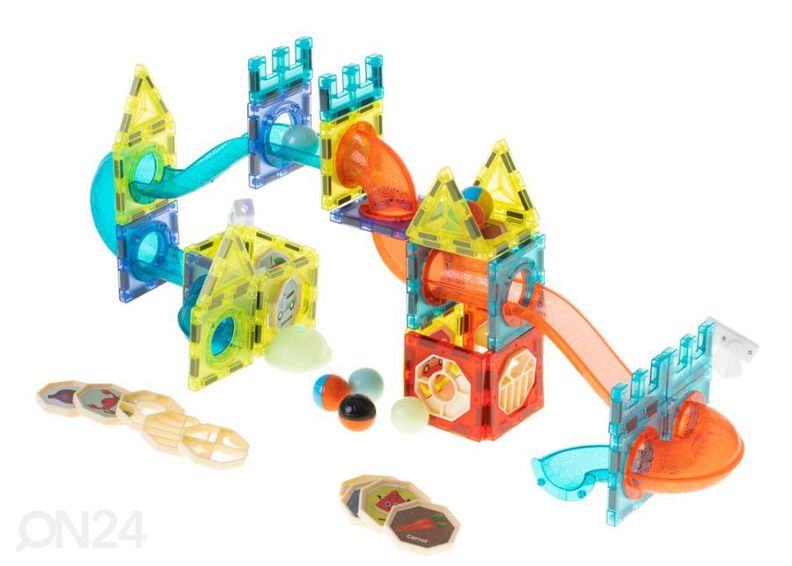 Магнитные блоки дорожка со светящимся шариком 75 шт увеличить