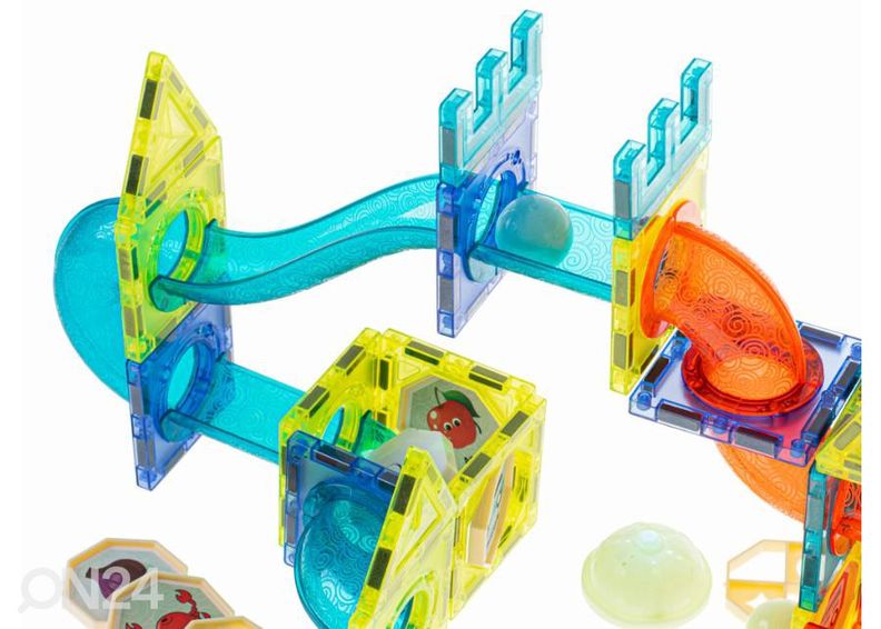 Магнитные блоки дорожка со светящимся шариком 75 шт увеличить