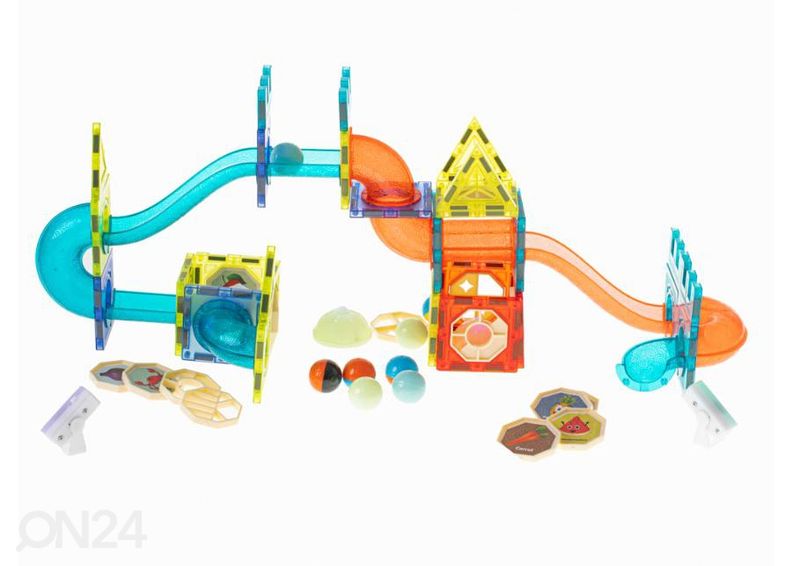 Магнитные блоки дорожка со светящимся шариком 75 шт увеличить