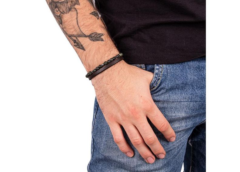 Магнитный браслет из кожи Cronkroad W-TEC увеличить