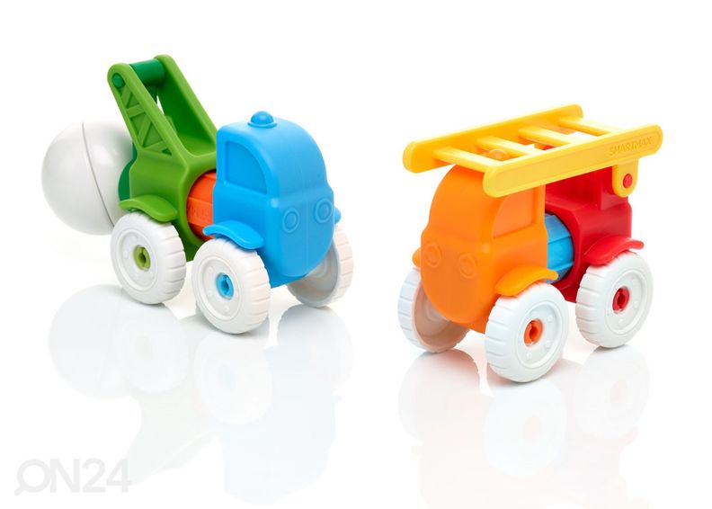 Магнитный конструктор Мои первые машины, 13 частей увеличить