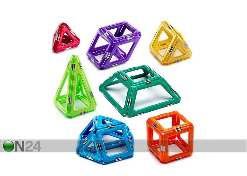 Магнитный конструктор GeoSmart 100 деталей увеличить