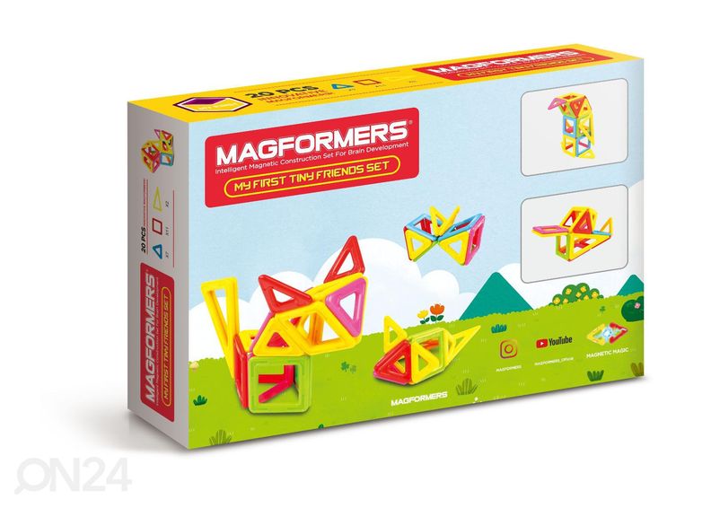 Магнитный конструктор Magformers Мой первый маленький друг, 20 деталей увеличить