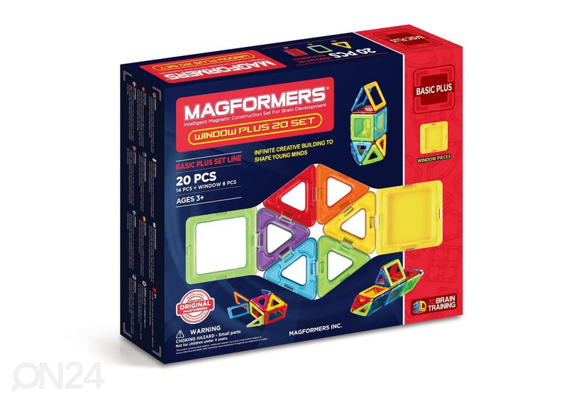 Магнитный конструктор Magformers Набор с окошками, 20 деталей увеличить