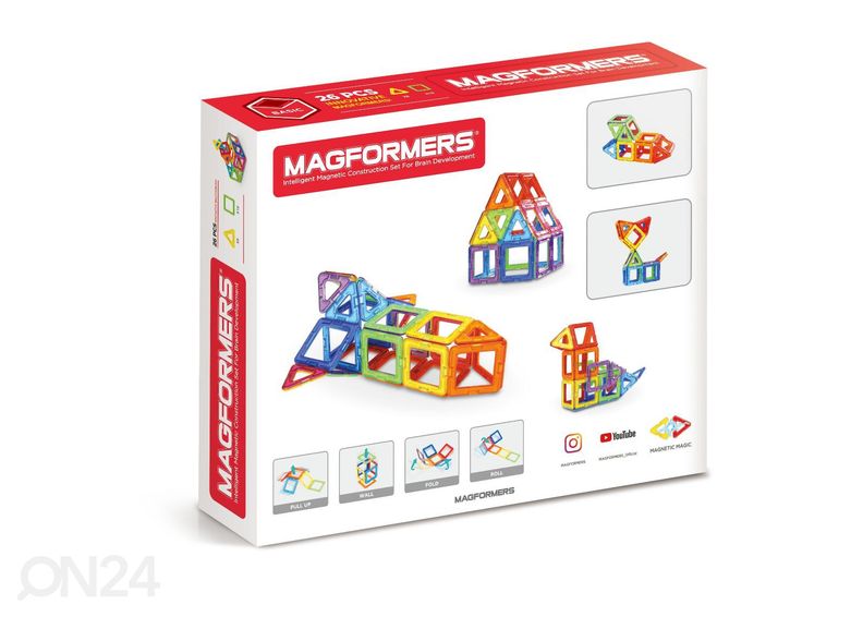 Магнитный конструктор Magformers, 26 деталей увеличить