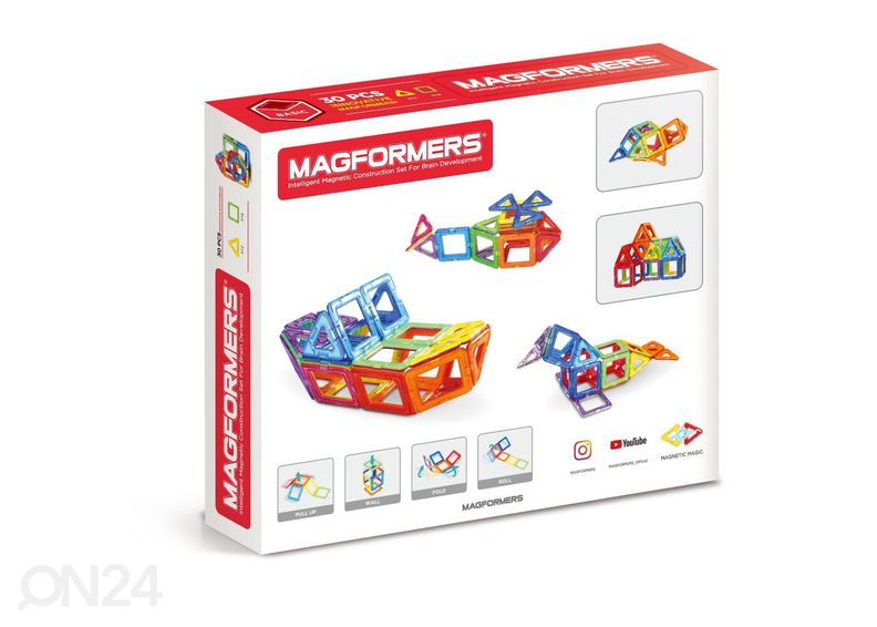 Магнитный конструктор Magformers, 30 деталей увеличить