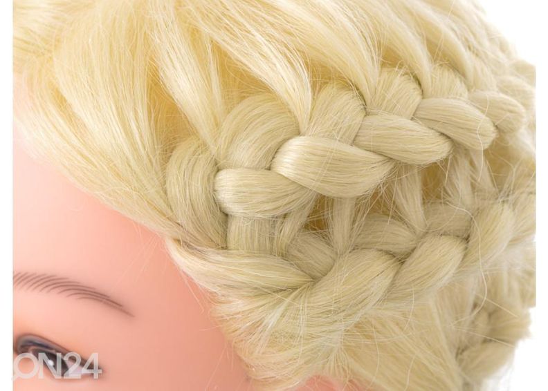 Манекен для причесок, натуральные волосы увеличить