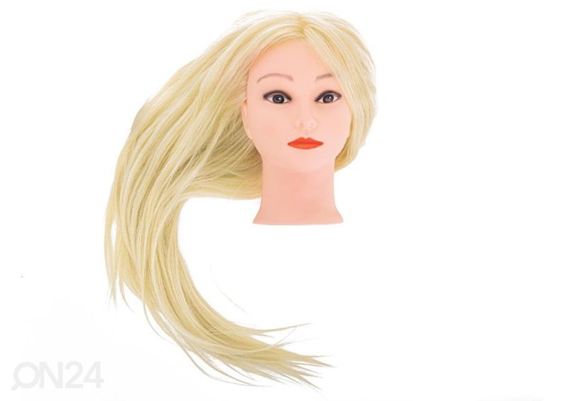 Манекен для причесок, натуральные волосы увеличить