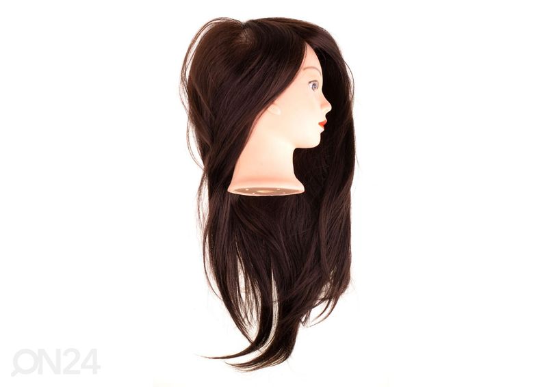 Манекен для причесок, натуральные волосы увеличить