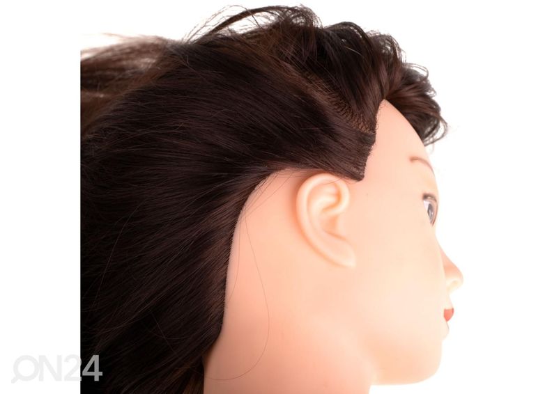 Манекен для причесок, натуральные волосы увеличить