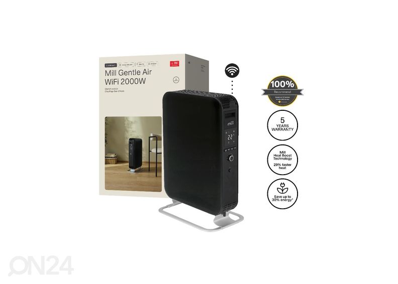 Масляный радиатор Mill OIL2000WIFI3 WiFi Gen3 2000 Вт увеличить
