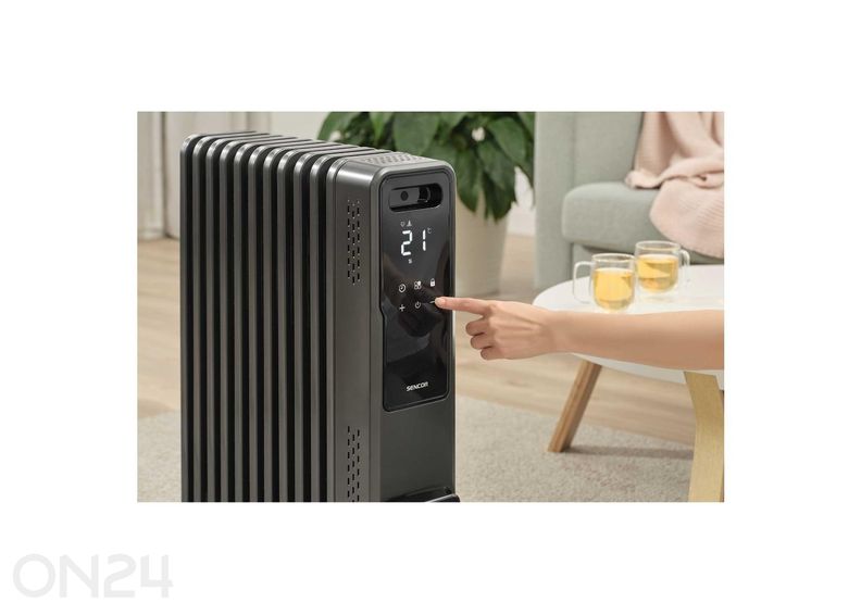 Масляный радиатор Smart Home Sencor SOH8211GY, серый увеличить