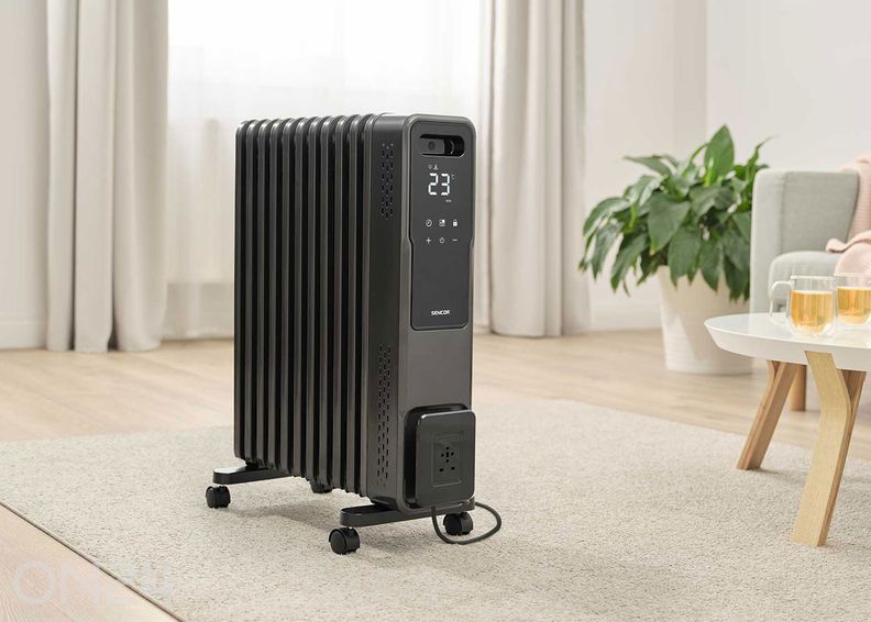 Масляный радиатор Smart Home Sencor SOH8211GY, серый увеличить