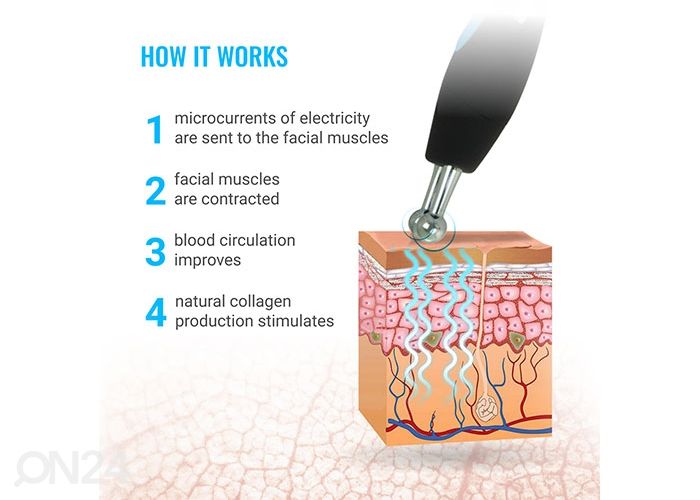 Массажер для лица с микротоковой терапией GESS MT увеличить