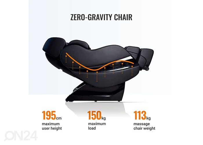 Массажное кресло GESS Rolfing GESS-792 Черное увеличить