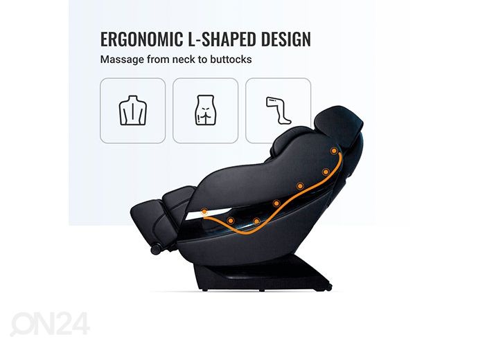Массажное кресло GESS Rolfing GESS-792 Черное увеличить