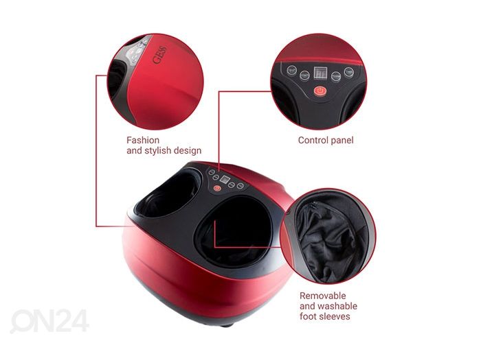 Массажeр для ног с подогревом GESS Velvet увеличить