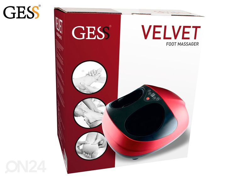 Массажeр для ног с подогревом GESS Velvet увеличить
