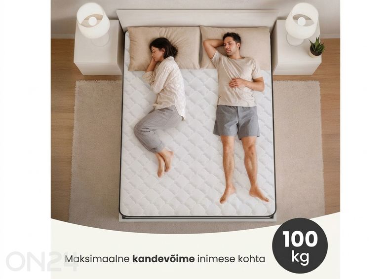 Матрас + защитная простыня 160x200 см увеличить