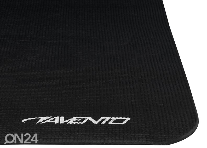 Мат для йоги Avento PVC 173x61 см черный увеличить