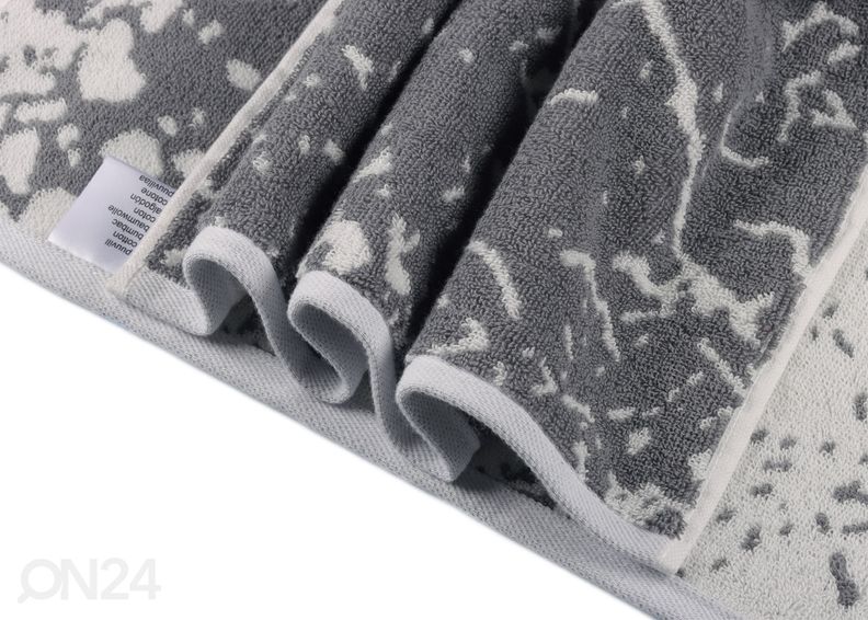 Махровое полотенце Marble, серый 70x140 cm увеличить