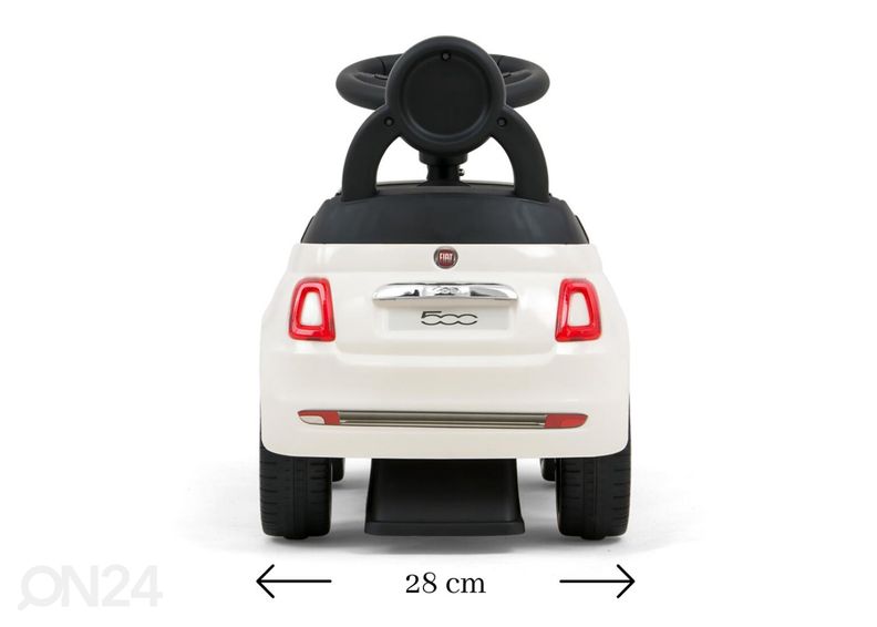 Машинка-каталка Fiat 500, белая увеличить