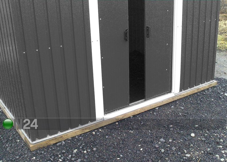 Металлический сарай в сад 6,6 m² увеличить